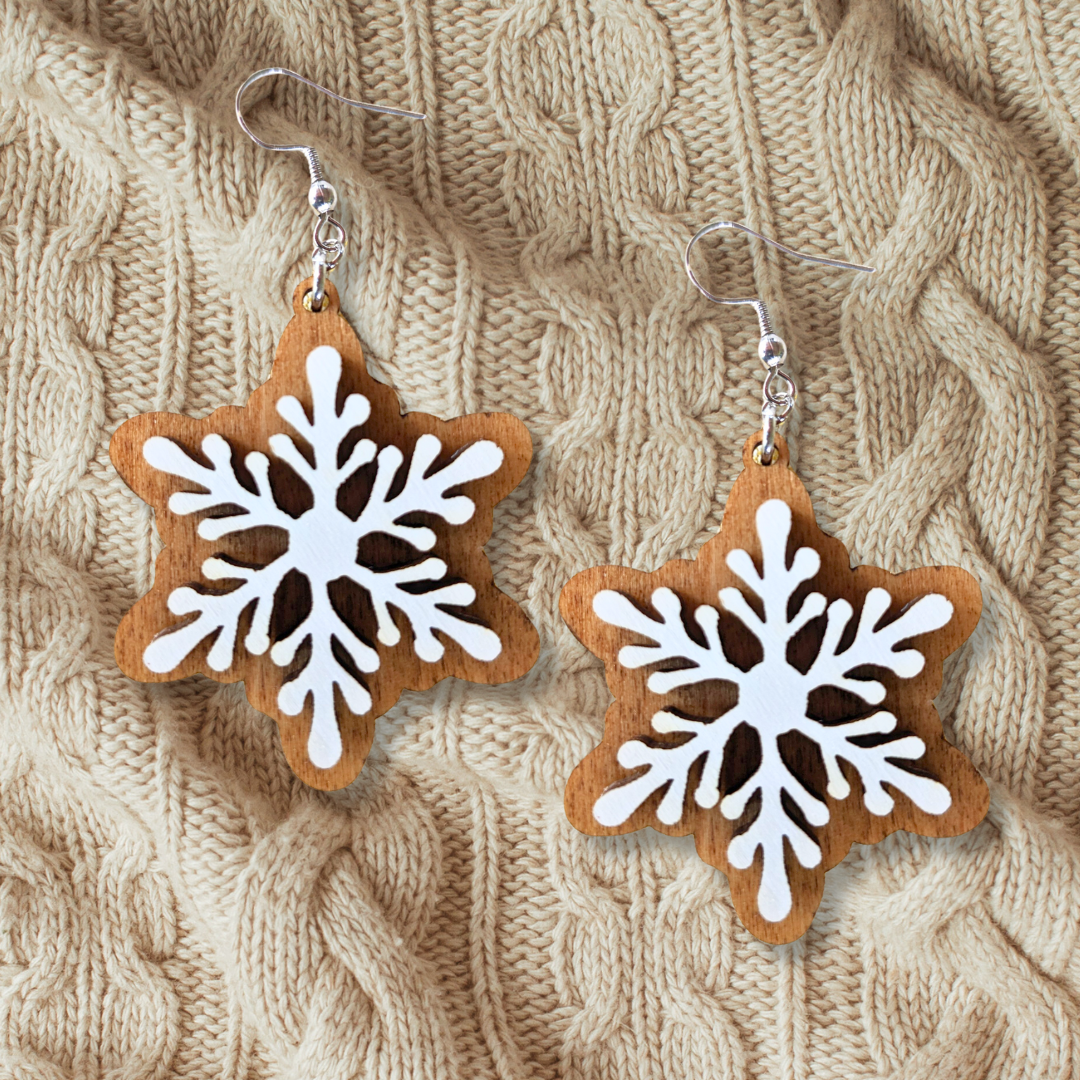 Cozy Christmas Cookie Earrings