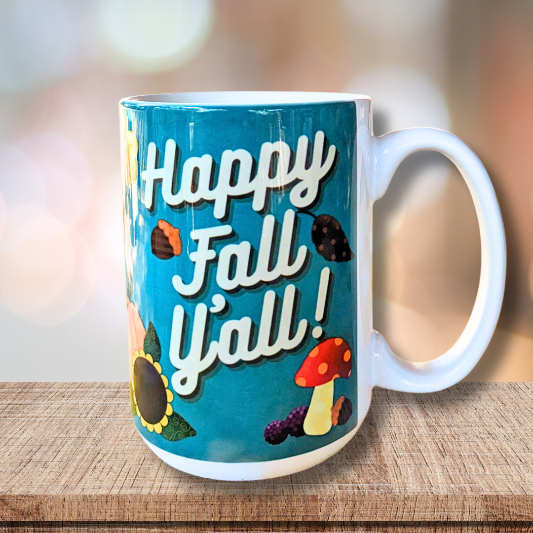 15oz Fall Fox Coffee Mug