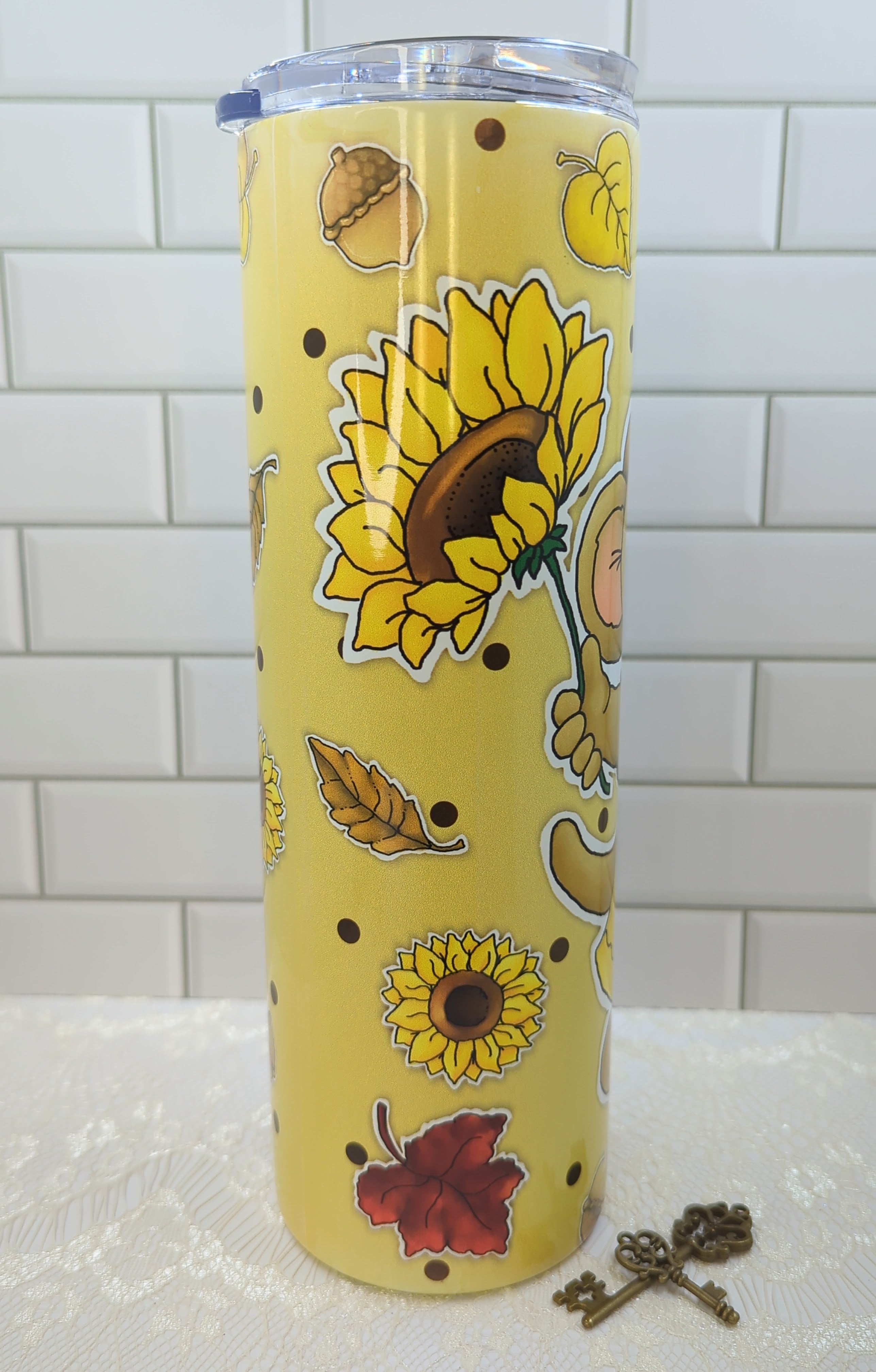 30 oz Autumn Mouse Sublimation Tumbler