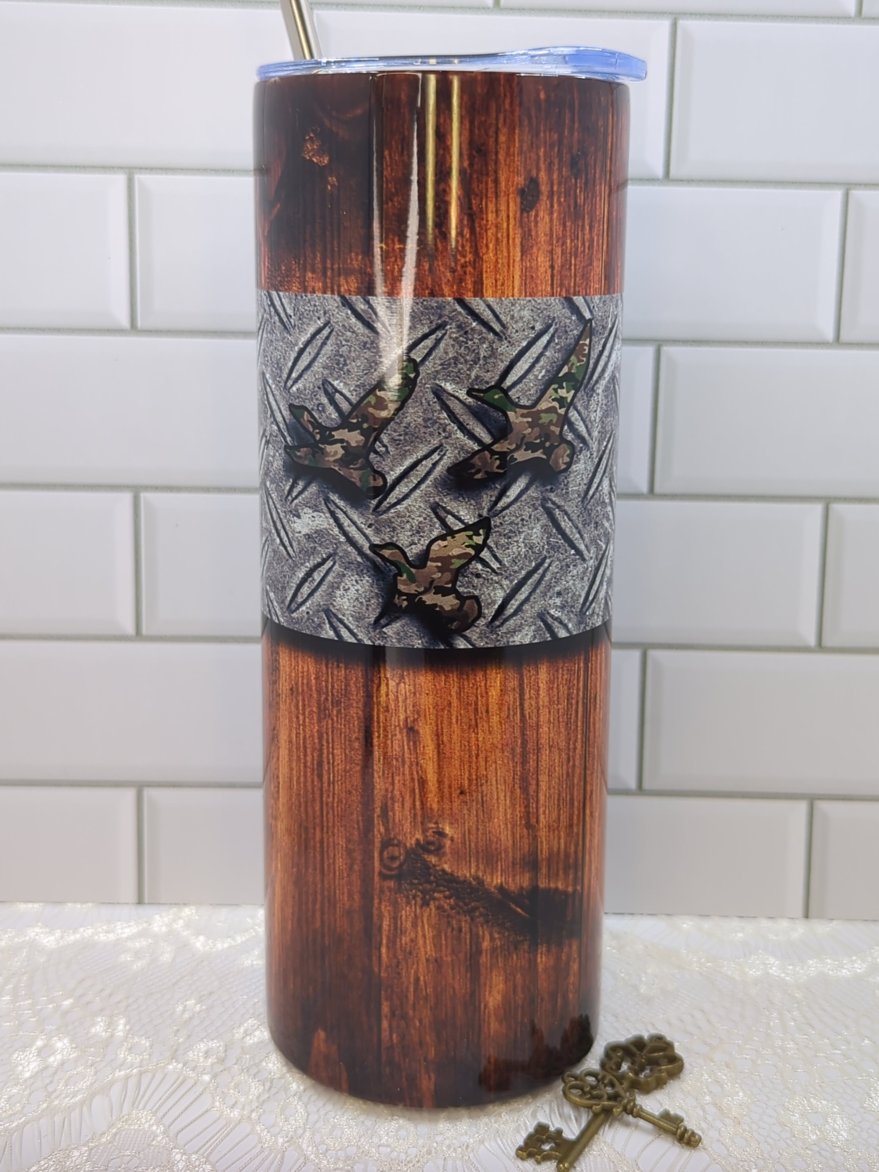 20 oz Duck Hunting Sublimation Tumbler