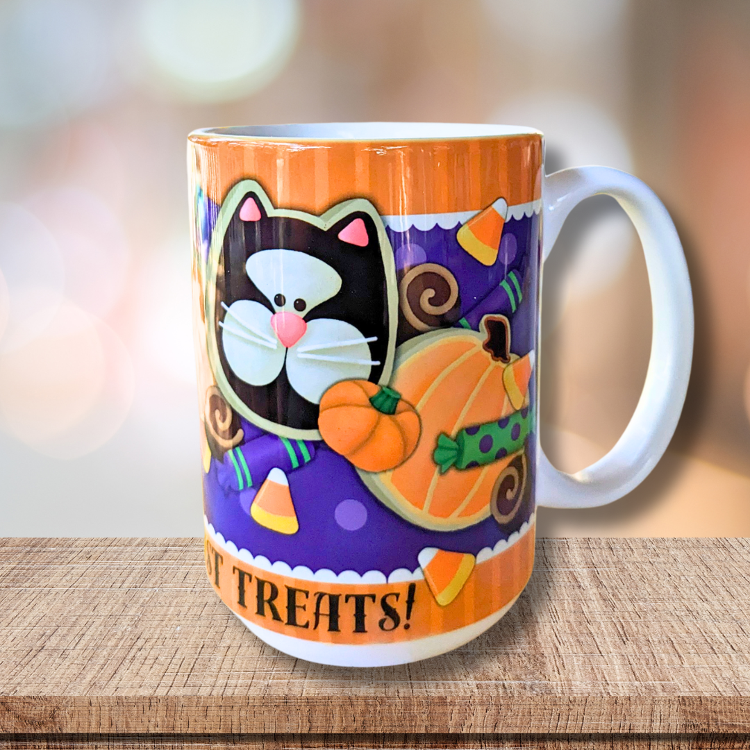 15oz No Tricks Just Treats Coffee Mug