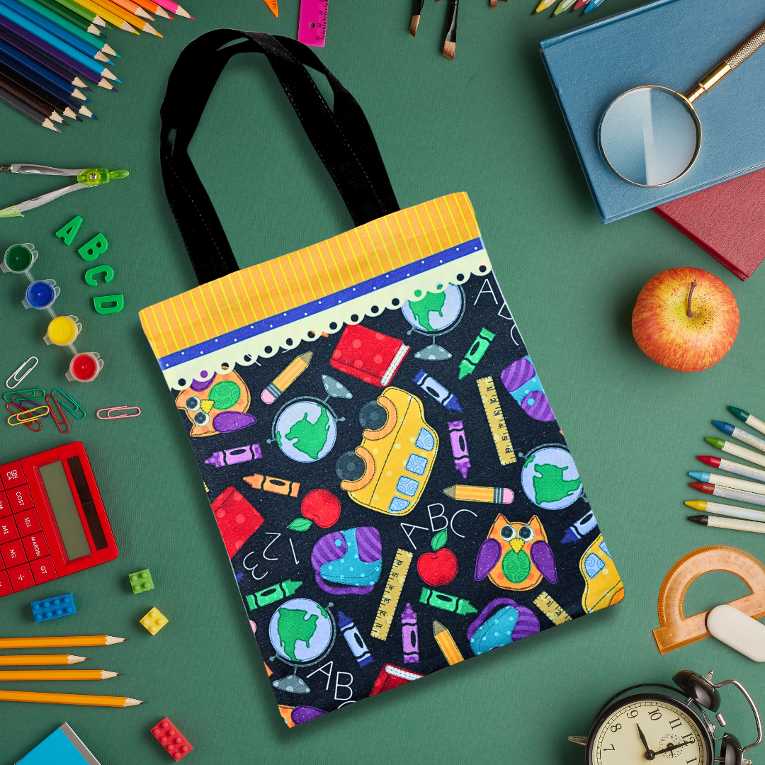 School Supplies Tote Bag