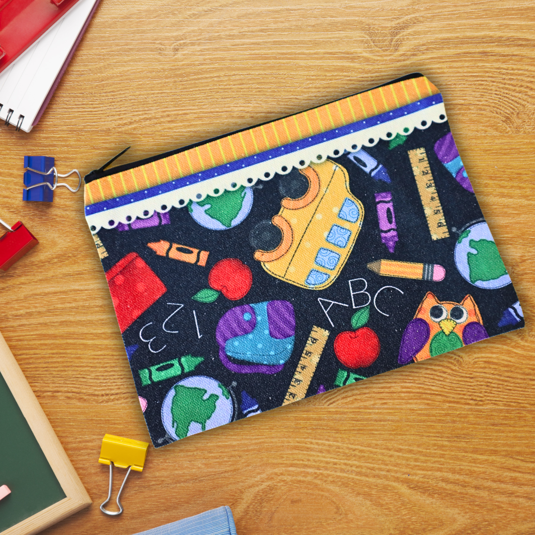 School Supplies Zipper Pouch