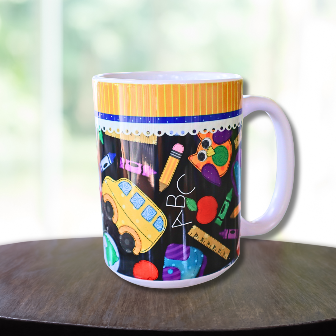 15oz School Supples Coffee Mug